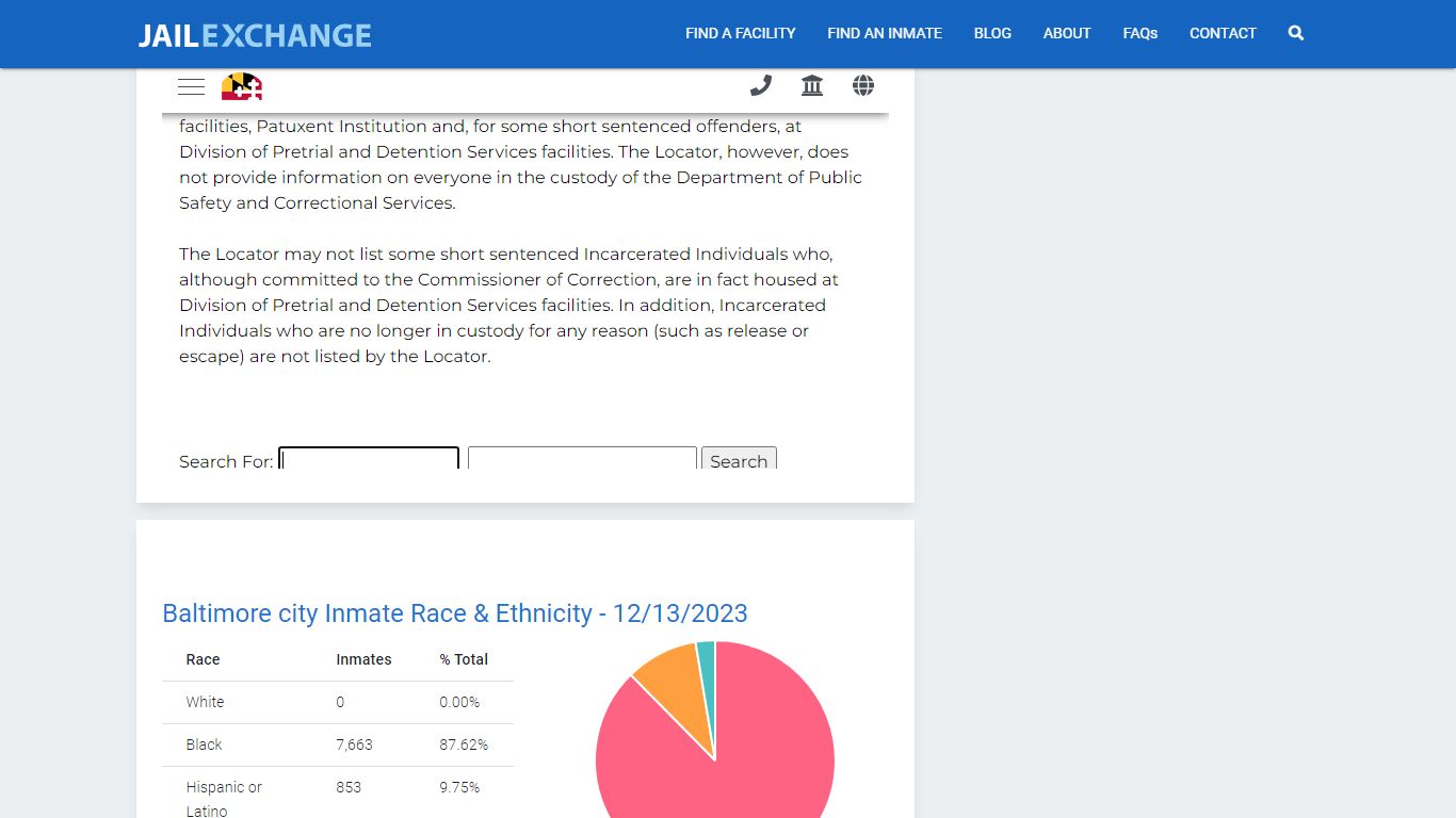 Baltimore Central Booking & Intake Center Inmate Search - Jail Exchange